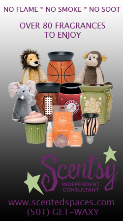 www.scentedspaces.com - Wickless Frangrance - (501) GET-WAXY