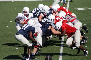South Alabama Jaguars second scrimmage of the spring. Photo by Doug Roberts - http://dougstech.com/